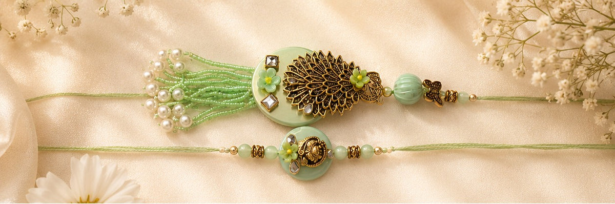 Green 2 single Rakhi