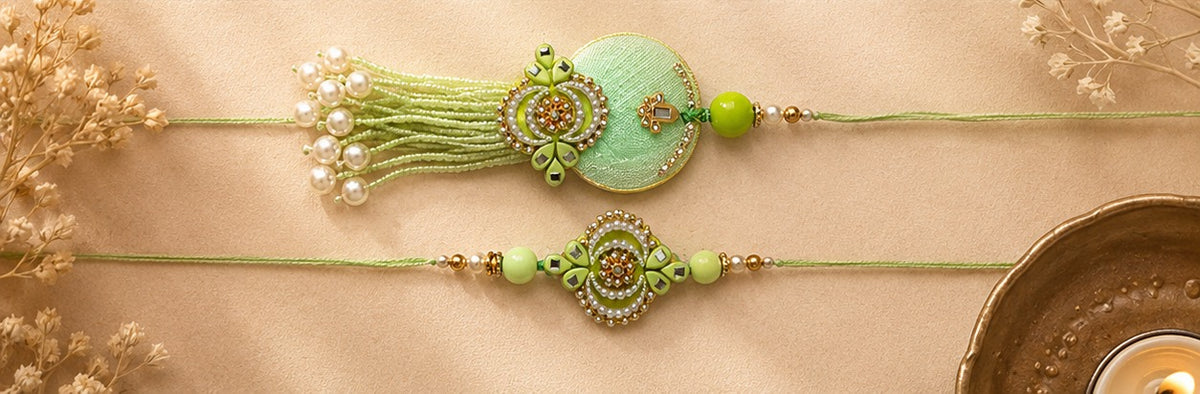 Green 4 single Rakhi