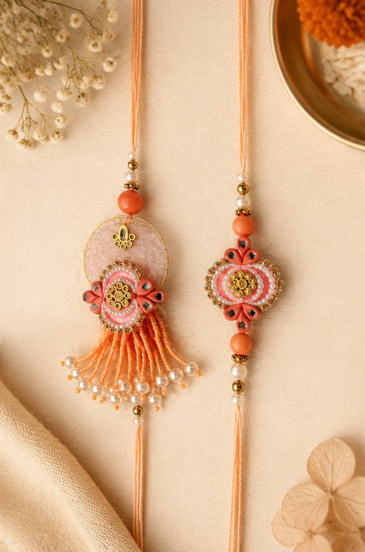 Orange 1 single Rakhi