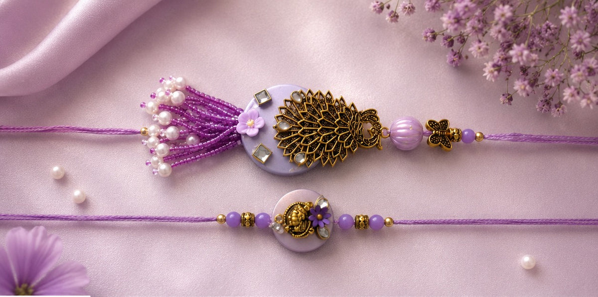 Purple 1 single Rakhi