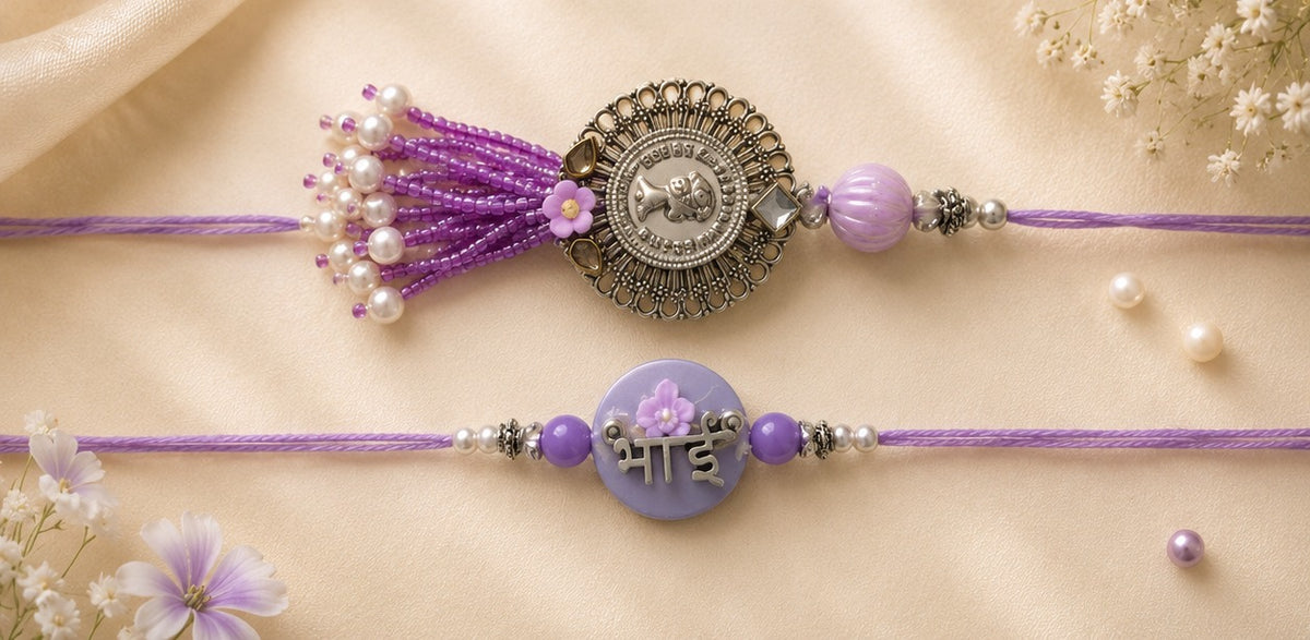Purple 2 single Rakhi